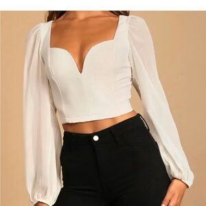 Lulu's Starting the Party Crop Top